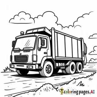 trash truck learning to fly