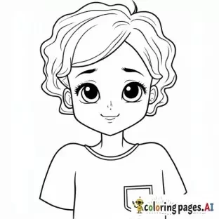 Turn this photo into a detailed coloring page with clean outlines and defined areas for paint by numbers. Keep the eyes, faces, and clothes clearly visible.