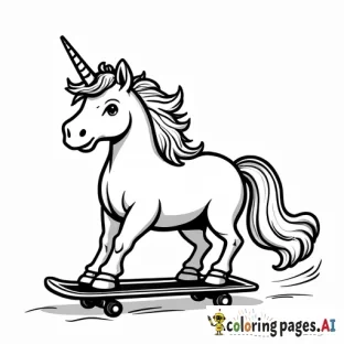 unicorns skating