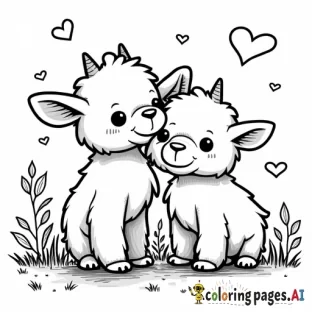 valentines saying "cozy up at frecon farms"