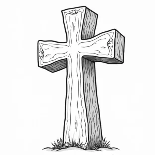 Wooden cross
