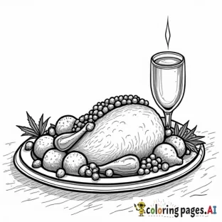 yummy christmas feast