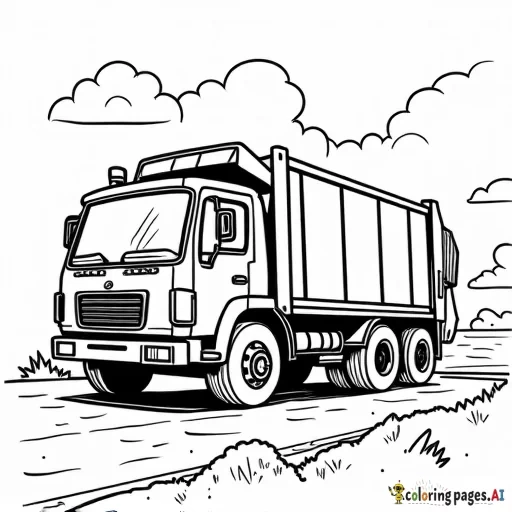 trash truck learning to fly