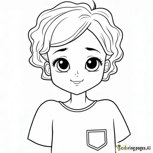 Turn this photo into a detailed coloring page with clean outlines and defined areas for paint by numbers. Keep the eyes, faces, and clothes clearly visible.