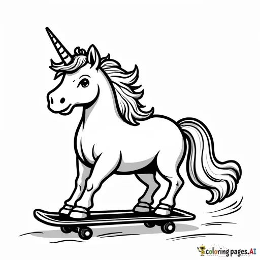 unicorns skating