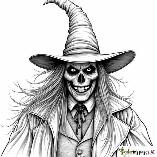 Wicked cover coloring page