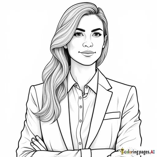 women's professional soccer coach with suit on